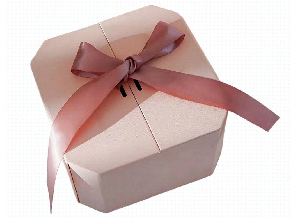 Pink gift box