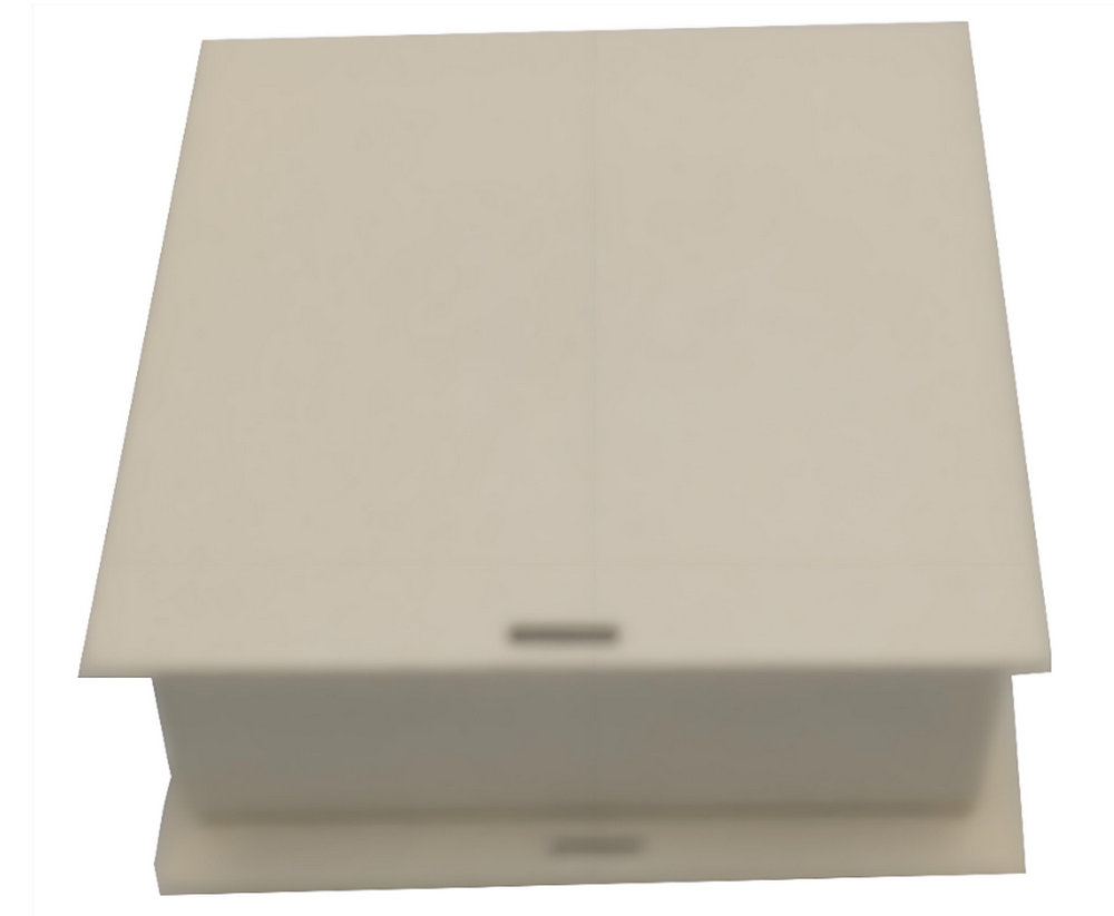 Cream white magnetic gift box
